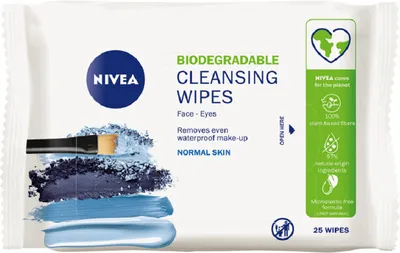 Nivea Biodegradowalne chusteczki do demakijażu do skóry normalnej i mieszanej
