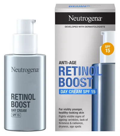 Neutrogena Anti-Age Retinol Boost, Day Cream SPF 15 (Krem na dzień SPF 15)
