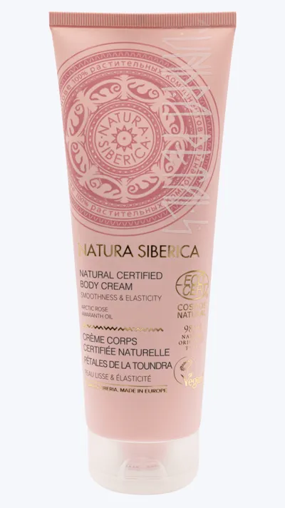 Natura Siberica Natural Certified Body Cream Smoothness & Elasticity (Krem do ciała `Kwiat Tundry`)