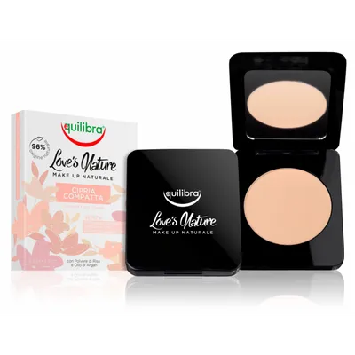 Equilibra Loves's Nature Makeup Naturale, Compact Face Powder (Puder utrwalający do twarzy)