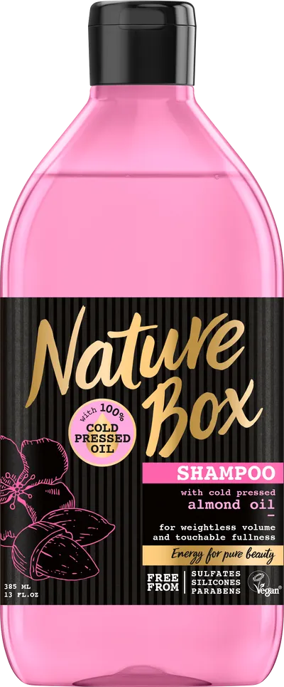Nature Box Nadający objętości szampon z olejem migdałowym