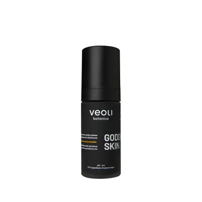 Veoli Botanica Goddess Skin, Rozjaśniająco-kojące serum wodno-żelowe z etylowanym kwasem askorbinowym 10% i EGCG 0,5%