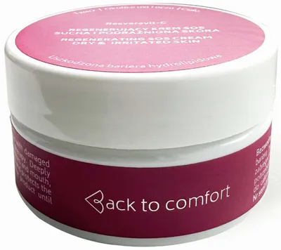 Back To Comfort Resveratil-C, Sucha i podrażniona skóra, Regenerujący krem SOS