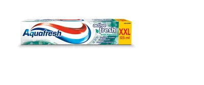 Aquafresh Active Fresh with Menthol Toothpaste (Odświeżająca pasta do zębów z mentolem)