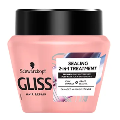GLISS Split Ends Miracle, Sealing 2 in 1 Treatment (Maska spajająca 2w1 do zniszczonych włosów i rozdwojonych końcówek)