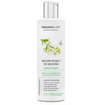 Organic Life Balsam myjący do włosów łupież tłusty