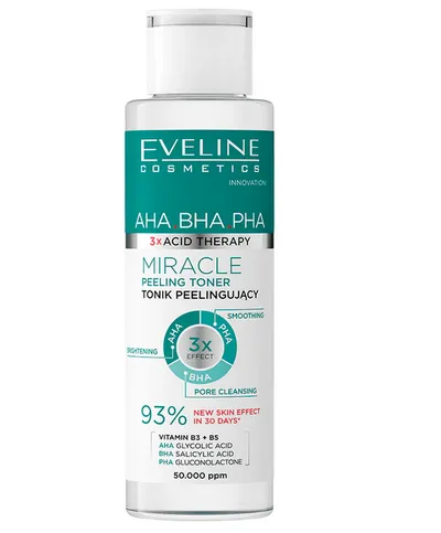 Eveline Cosmetics 3 x Acid Therapy, Tonik peelingujący