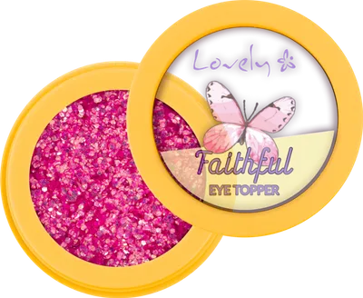 Lovely Faithful, Eye Topper (2w1 Glitterowy topper wykańczający makijaż oczu i twarzy)