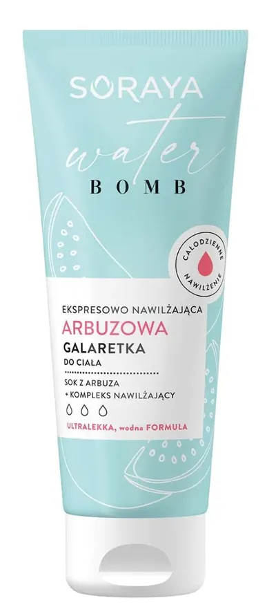 Soraya Water Bomb, Ekspresowo nawilżająca arbuzowa galaretka do ciała