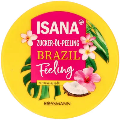 Isana Brazil Feeling, Zucker-Öl Peeling (Peeling do ciała)