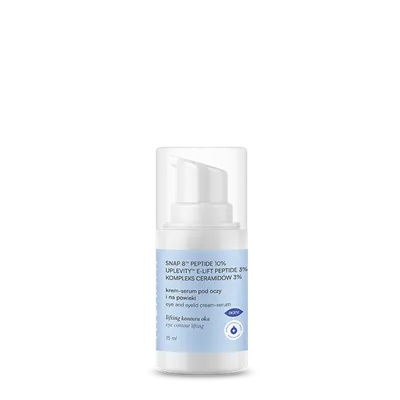 Mohani Derm, Liftingująco-ujędrniające serum-krem pod oczy i na powieki z peptydami i ceramidami