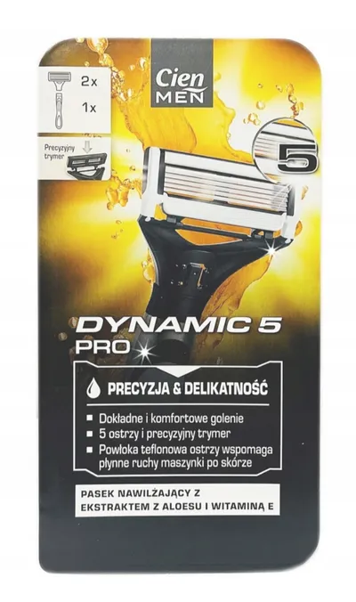 Cien Men,Dynamic 5 Pro, Maszynka do golenia dla mężczyzn z 5 ostrzami