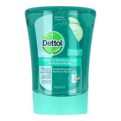 Dettol Antybakteryjne mydło w płynie `Ogórkowe orzeźwienie`