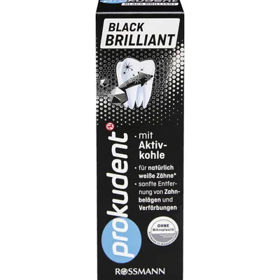 Prokudent Med Black Brilliant Zahncreme (Pasta do zębów z węglem aktywnym)