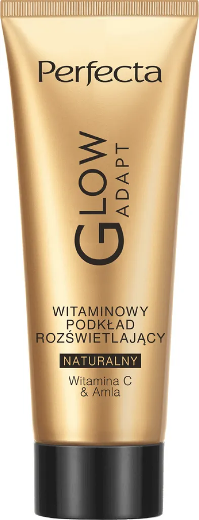 Perfecta Glow Adapt, Witaminowy podkład rozświetlający