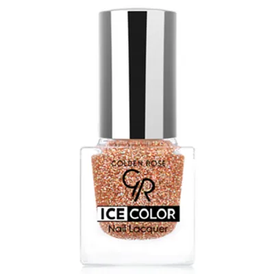 Golden Rose Ice Color Nail Lacquer Glitter (Brokatowy lakier do paznokci)