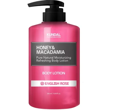 Kundal Honey & Macadamia Body Lotion English Rose (Angielska Róża, Balsam do ciała)