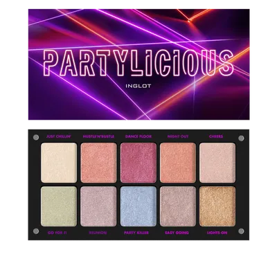 Inglot Freedom System, Partyliciuius Eyeshadow Palette (Paleta cieni do powiek)