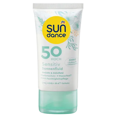 Sun Dance Sonnenfluid Gesicht Sensitiv LSF 50 [Sun Fluid Sensitive SPF 50 ] (Krem przeciwsłoneczny SPF 50 (stara wersja))