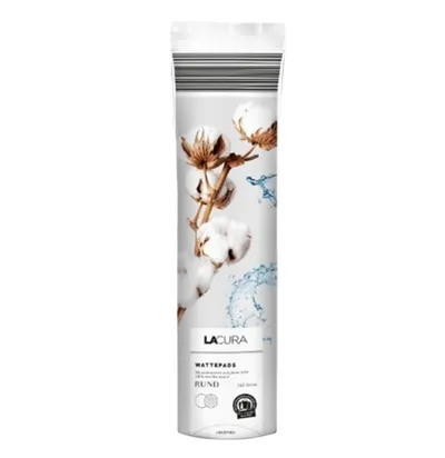 LaCura Wattepads (Płatki kosmetyczne 100 % bawełny)