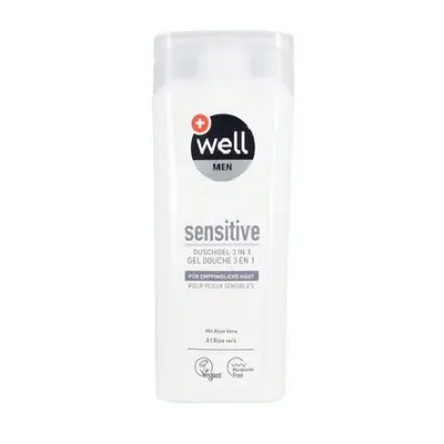 Steinfels Swiss Well Men, Sensitive Shower Gel 3 in 1 (Żel pod prysznic 3w1)