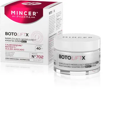 Mincer Pharma BotoLiftX 40+, Nawilżająco-modelujący krem na dzień/na noc No, 702