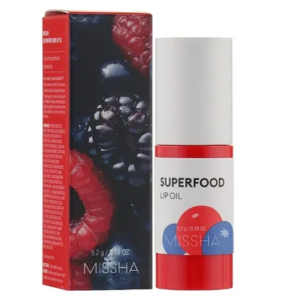 Missha Superfood Berry Lip Oil (Odżywczy olejek do ust)