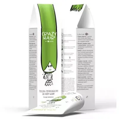 Crazy Hair Peeling trychologiczny do skóry głowy `Limonka i mięta`