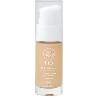 Charlotte Makeup Bio Bio Fluide de Teint Effet Peau Nue (Podkład do twarzy)