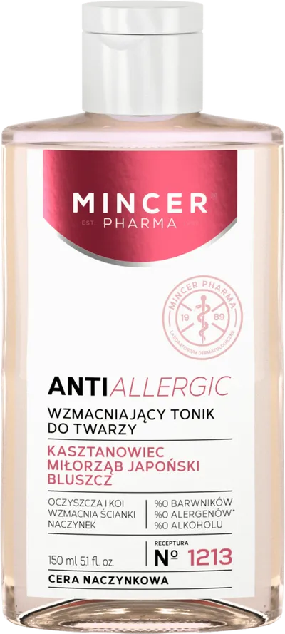 Mincer Pharma Anti Allergic, Wzmacniający tonik do twarzy Nr 1213