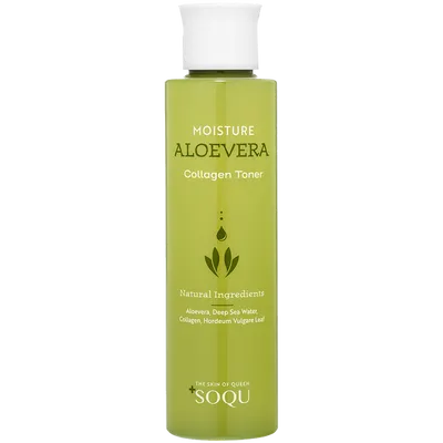 Soqu Aloevera, Collagen Toner (Nawilżający tonik do twarzy z kolagenem)