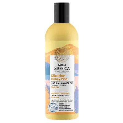Natura Siberica Taiga Siberica, Natural Shower Gel Siberian Honey Pine (Żel pod prysznic z syberyjskim miodem i sosną)