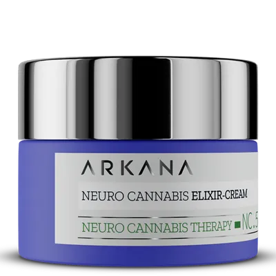 Arkana Neuro Cannabis Therapy, Neuro Cannabis Elixir-Cream (Kanabisowy neuro eliksir-krem dla skór zestresowanych i dysfukncyjnych)