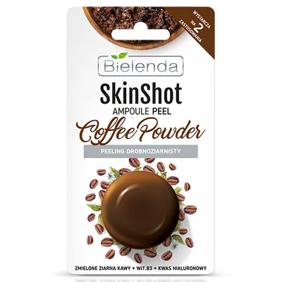 Bielenda Skin Shot Ampoule Peel Coffee Powder (Peeling drobnoziarnisty)