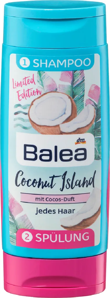 Balea Coconut Island Shampoo + Spulung (Szampon i odżywka)