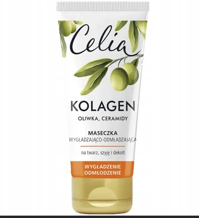 Celia Kolagen, Oliwka i Ceramidy, Maseczka wygładzająco - nawilżająca