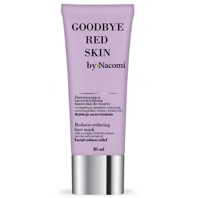 Nacomi Goodbye Red Skin, Zmniejszająca zaczerwienienia maseczka do twarzy