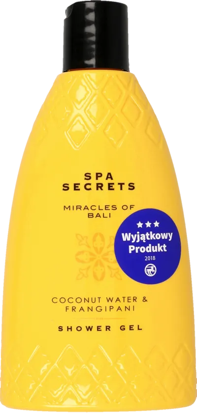 Spa Secrets Miracles of Bali, Shower Gel Coconut Water & Frangipani (Krem pod prysznic `Woda kokosowa i ekstrakt z plumerii`)