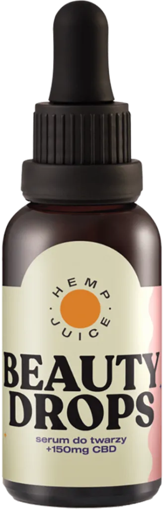 Hemp Juice Beauty Drops, Serum do twarzy + 150 mg CBD