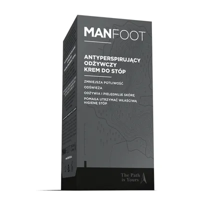 ManFoot Antiperspirant Nourishing Foot Cream (Antyperspirujący krem odżywczy)
