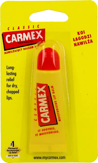 Carma Laboratories Carmex, Moisturising Lip Balm Classic (Nawilżający balsam do ust w tubce)