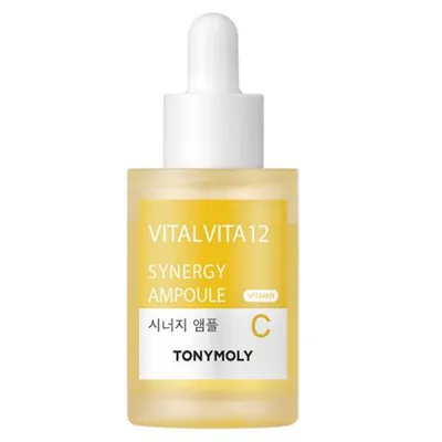 Tony Moly Vital Vita 12 Synergy Ampoule (Rozświetlająca esencja w ampułce z witaminą C)