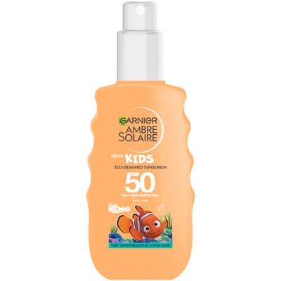 Garnier Ambre Solaire Kids, Eco-Designed Sun Protection Spray SPF 50+ (Eko spray ochronny dla dzieci SPF50+)