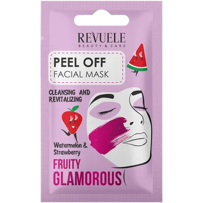 Revuele Beauty & Care, Fruity Glamorous, Cleansing and Revitalizing Peel Off Facial Mask (Maska peel-off do twarzy)