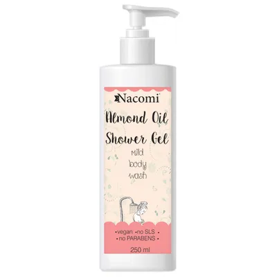 Nacomi Almond Oil, Shower Gel (Żel pod prysznic migdałowy)