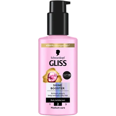 Schwarzkopf Gliss Shine Booster, Kuracja do włosów bez spłukiwania