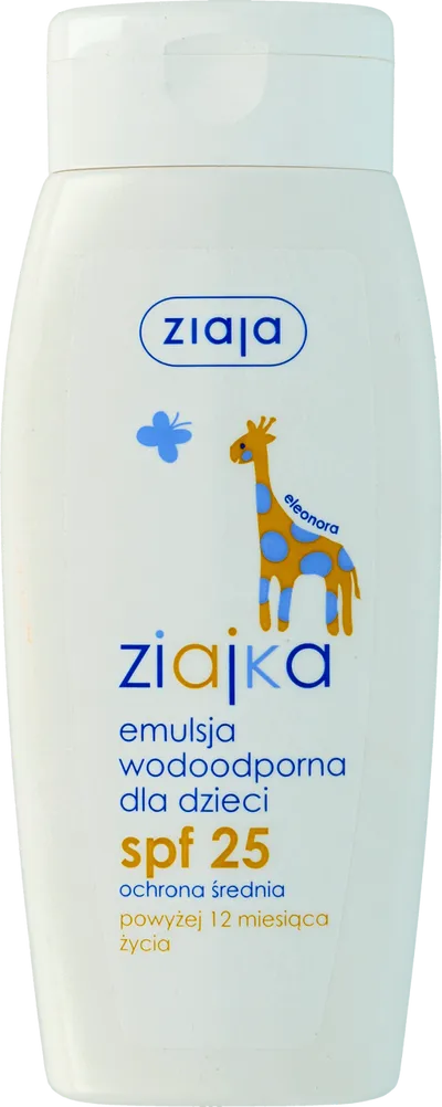 Ziaja Ziajka, Emulsja do opalania dla dzieci po 12 m-cu SPF 25