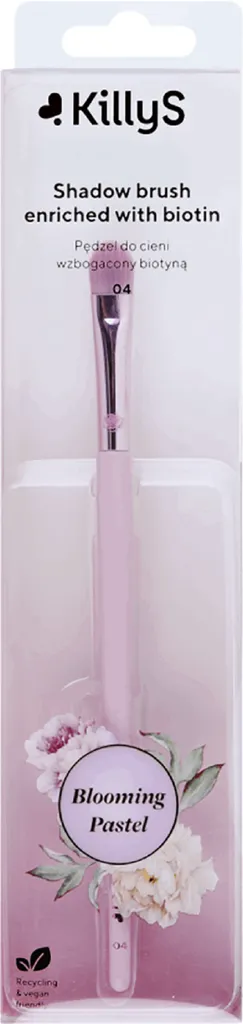 KillyS Blooming Pastel, Eyeshadow Brush Enriched with Biotin 04 (Pędzel do cieni bazowy wzbogacony biotyną)