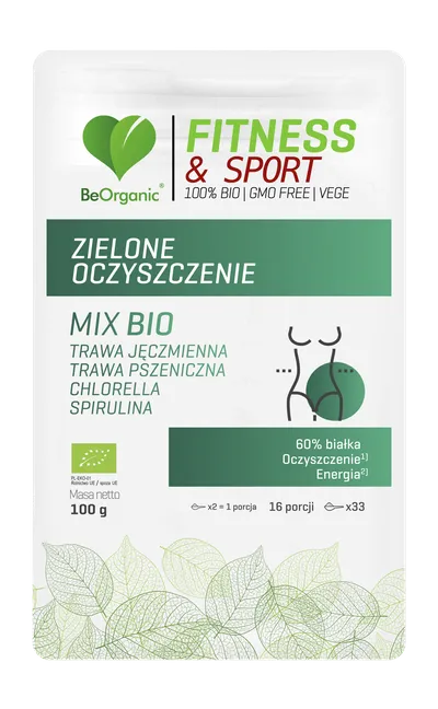 Be Organic Zielone oczyszczenie Mix Bio, Suplement diety