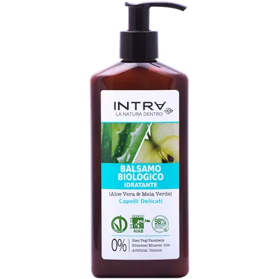 Intra Balsamo Biologico Idratante Aloe Vera & Mela Verde (Nawilżająca odżywka do włosów)